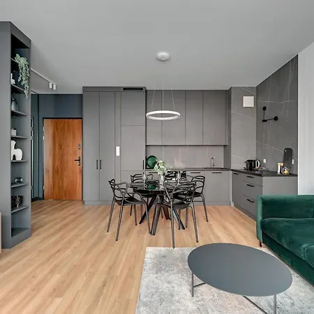Aparthotel Brabank Riverside Premium & Free Parking By Downtown Gdaňsk