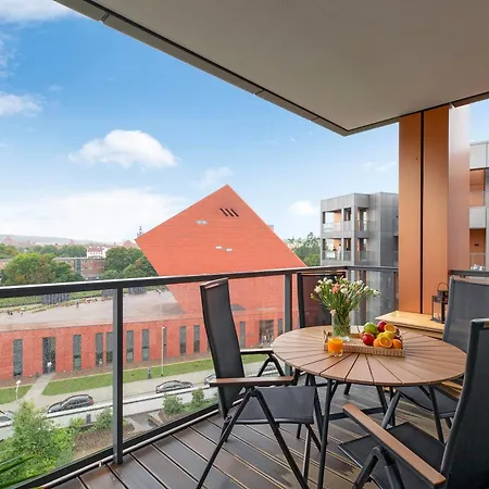 Brabank Riverside Premium & Free Parking By Downtown Aparthotel Gdaňsk