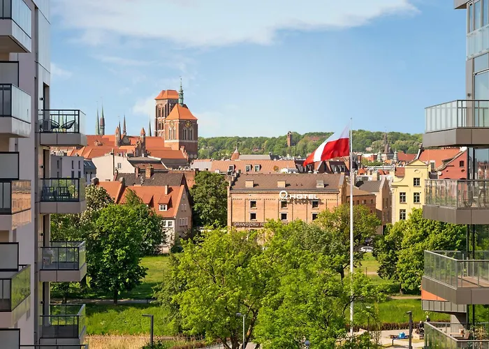 Brabank Riverside Premium & Free Parking By Downtown 4* Danzig